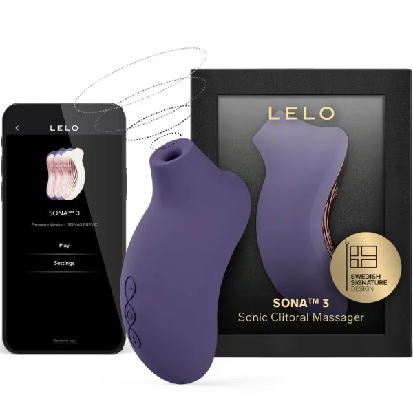 Sona 3 Sonic Klittorialmassagegerät Cyber Purple von Lelo | Fesselliebe.de