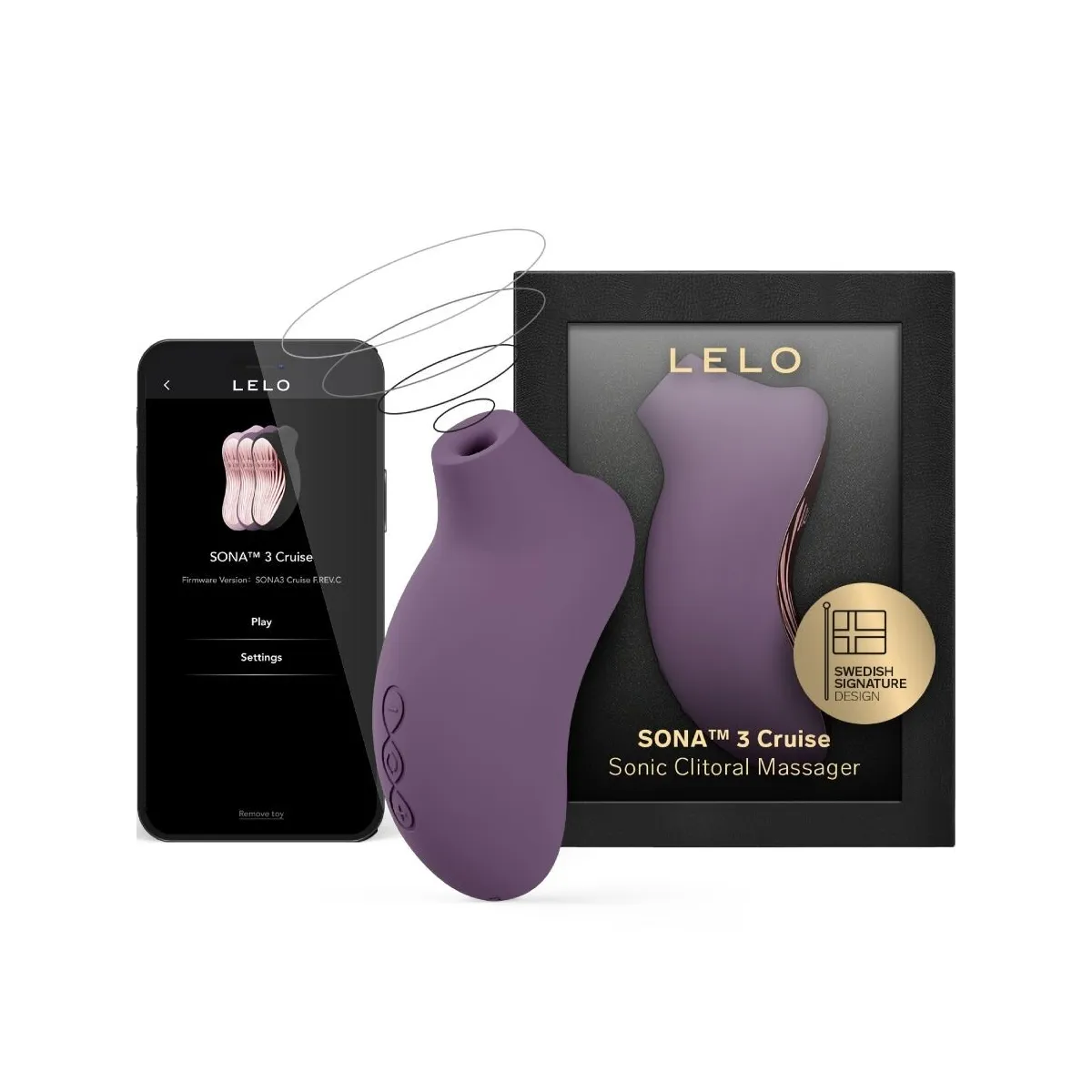 Sona 3 Cruise Sonic Klitormassager Plum von Lelo | Fesselliebe.de