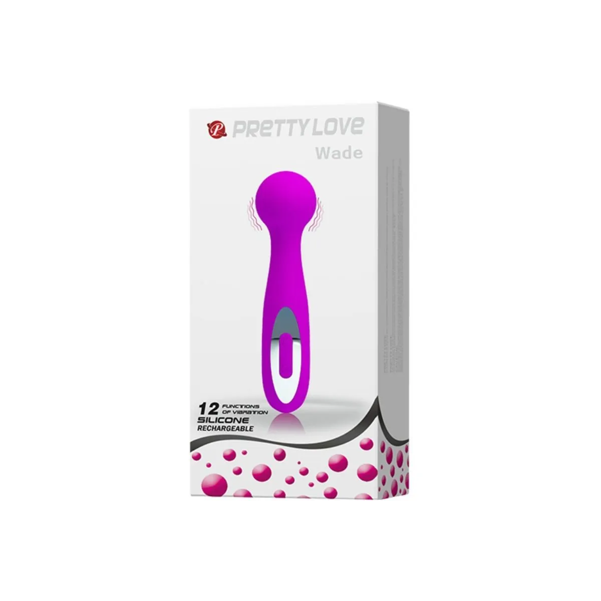 Wade wiederaufladbares Massager 12 Funktionen von Pretty Love | Fesselliebe.de