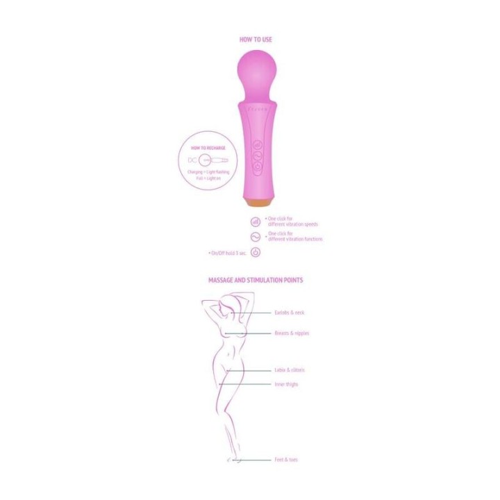 der Persönliche Zauberstab Fuchsia von Xocoon | Fesselliebe.de