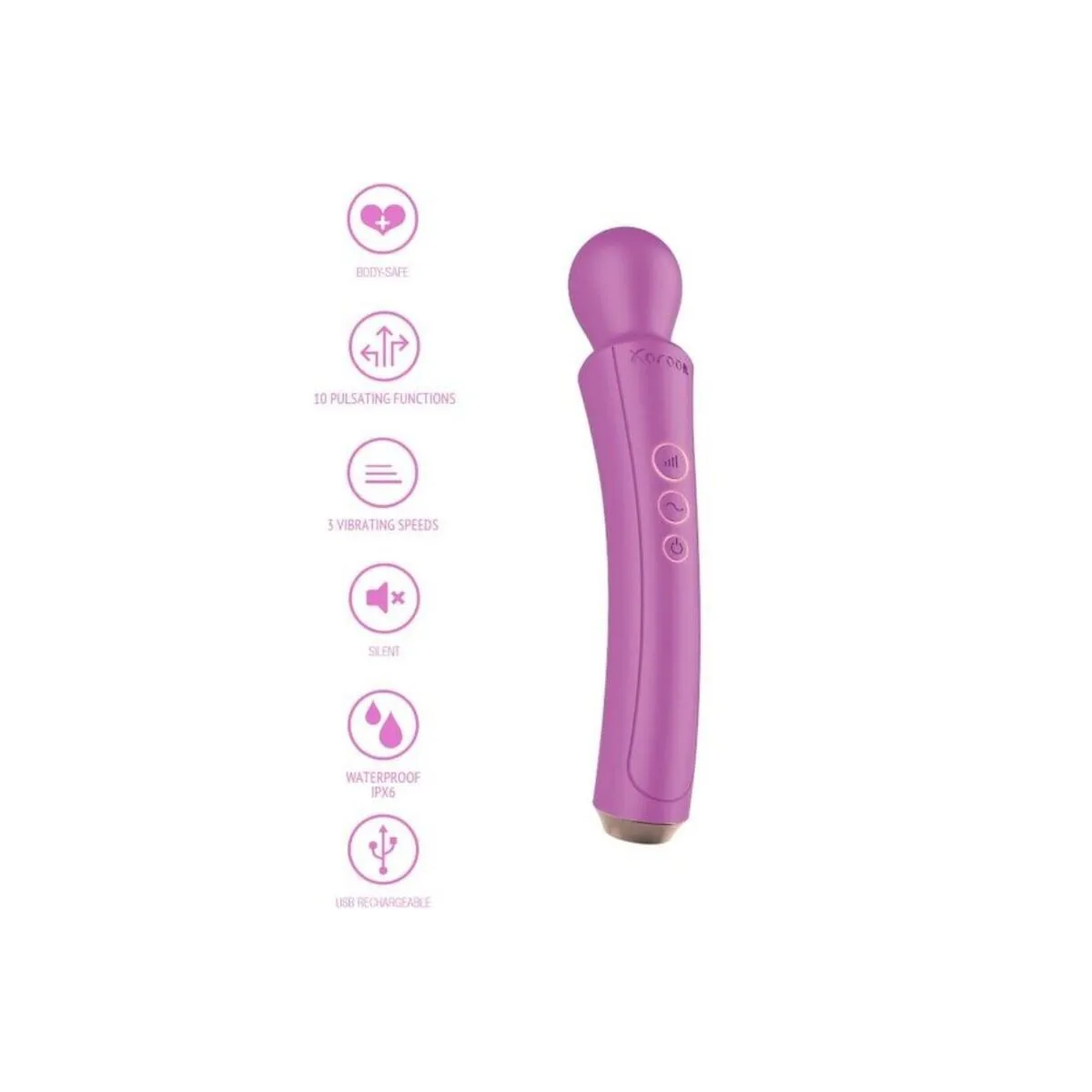 der Gebogene Stab Fuchsia von Xocoon | Fesselliebe.de