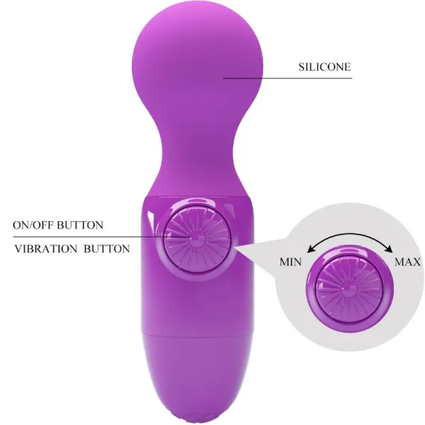 Lila Mini-Persönliches Massager von Pretty Love | Fesselliebe.de