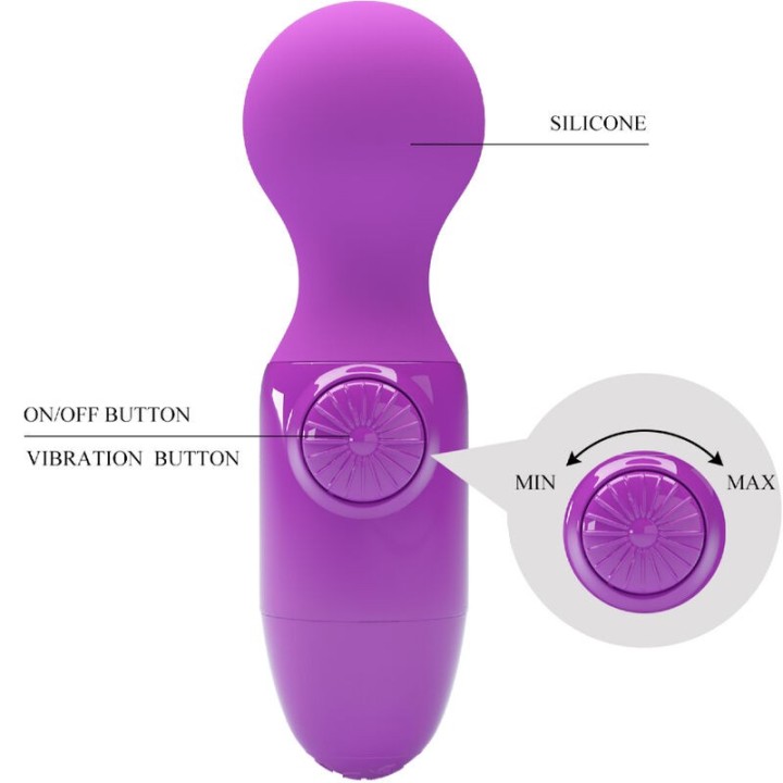 Lila Mini-Persönliches Massager von Pretty Love | Fesselliebe.de