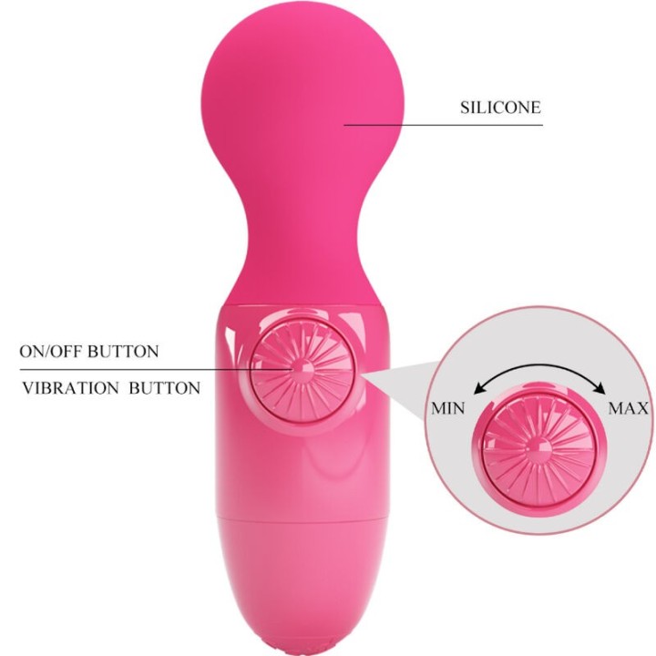 Magenta Mini Persönliches Massager von Pretty Love | Fesselliebe.de