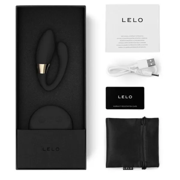 Tiani Duo Schwarzes Paarmassager von Lelo | Fesselliebe.de