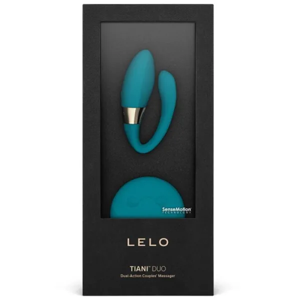 Tiani Duo Blauer Paarmassager von Lelo | Fesselliebe.de