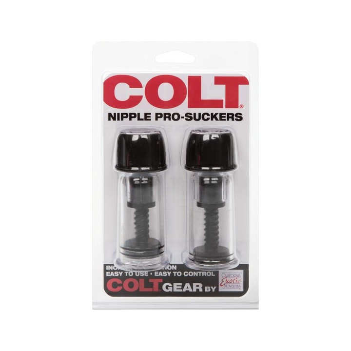 Colt Schwarze Brustkopfsaugnapf von Calexotics | Fesselliebe.de