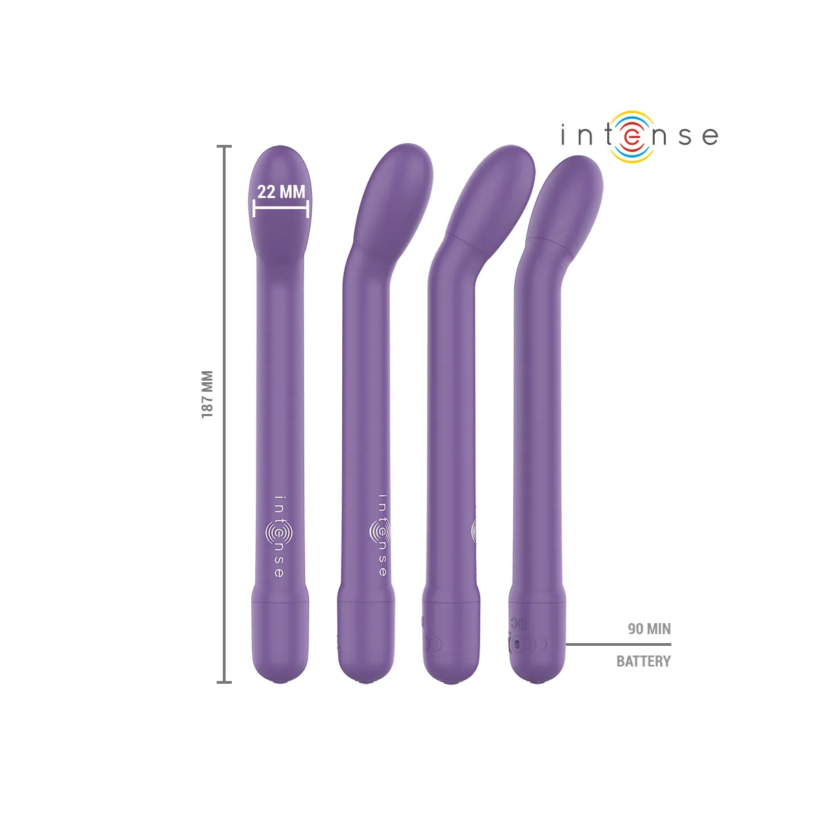 Karlie wiederaufladbarer G-Spot-Stimulator Lila von Intense Fun | Fesselliebe.de