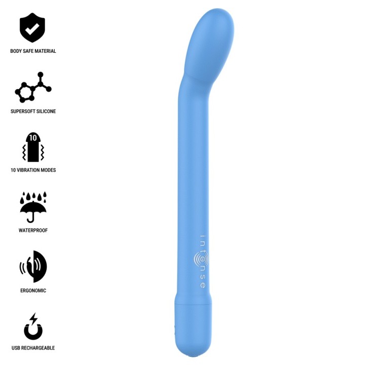 Karlie wiederaufladbarer G-Punkt-Stimulator Blau von Intense Fun | Fesselliebe.de