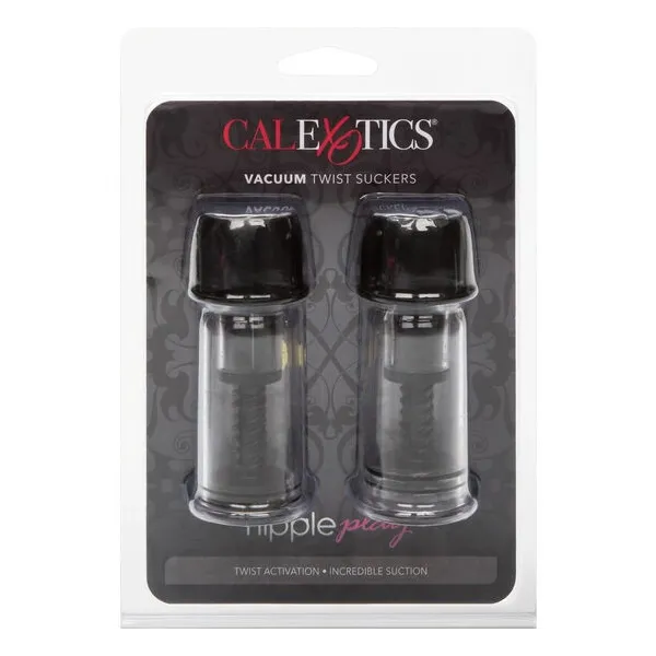 Vaccum Twist Nippel-Saugnapf Schwarz von Calexotics | Fesselliebe.de