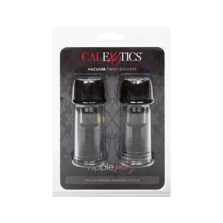 Vaccum Twist Nippel-Saugnapf Schwarz von Calexotics | Fesselliebe.de