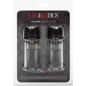 Vaccum Twist Nippel-Saugnapf Schwarz von Calexotics