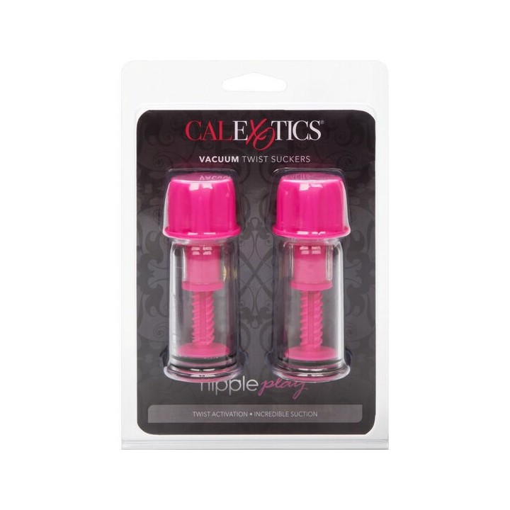 Vaccum Twist Rosa Brustspitzen-Saugnapf von Calexotics | Fesselliebe.de