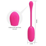 Doreen wiederaufladbares Vibrierendes Ei Magenta mit Fernbedienung von Pretty Love Smart | Fesselliebe.de