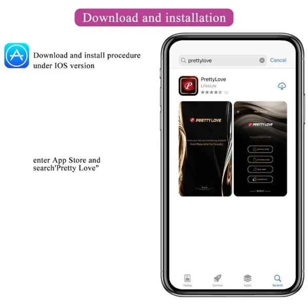 Doreen wiederaufladbares Vibrierendes Ei Magenta mit Fernbedienung von Pretty Love Smart | Fesselliebe.de
