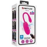Doreen wiederaufladbares Vibrierendes Ei Magenta mit Fernbedienung von Pretty Love Smart | Fesselliebe.de