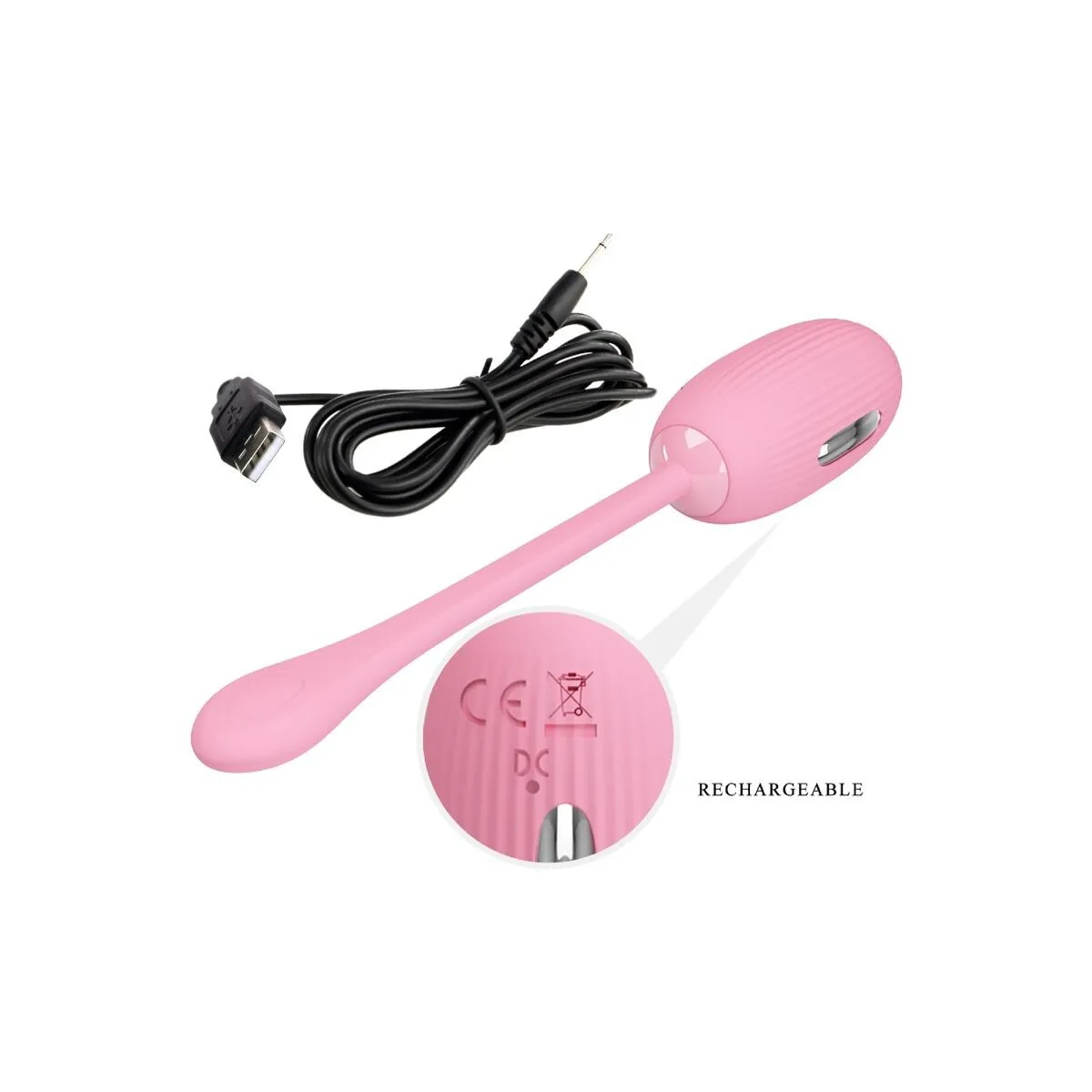 Doreen Pink wiederaufladbares Vibrations-Ei von Pretty Love Smart | Fesselliebe.de