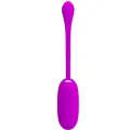 Julius Wasserdichtes, wiederaufladbares Vibrationsei Lila von Pretty Love Smart