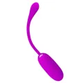 Julius Wasserdichtes, wiederaufladbares Vibrationsei Lila von Pretty Love Smart