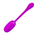 Julius Wasserdichtes, wiederaufladbares Vibrationsei Lila von Pretty Love Smart
