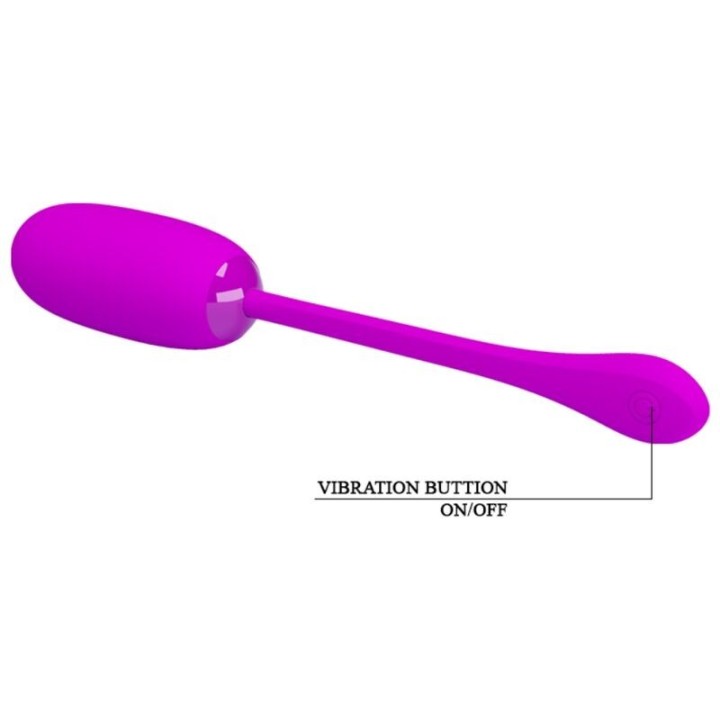 Julius Wasserdichtes, wiederaufladbares Vibrationsei Lila von Pretty Love Smart | Fesselliebe.de