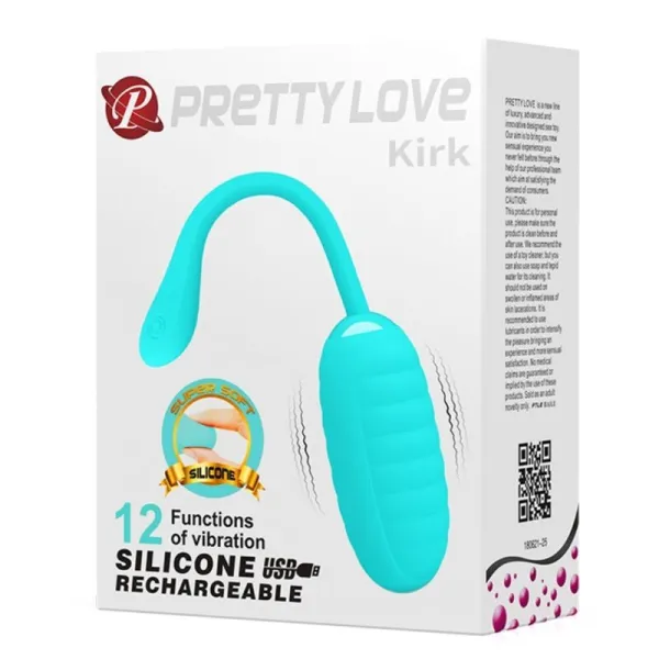 Kirk Hellgrünes wiederaufladbares Vibrierendes Ei von Pretty Love Smart | Fesselliebe.de
