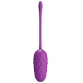 Vibrierendes Ei mit Lila wiederaufladbarer Meerestextur von Pretty Love Smart