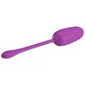 Vibrierendes Ei mit Lila wiederaufladbarer Meerestextur von Pretty Love Smart