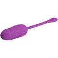 Vibrierendes Ei mit Lila wiederaufladbarer Meerestextur von Pretty Love Smart
