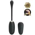 Doreen Luxury wiederaufladbares Vibrierendes Ei Schwarz mit Fernbedienung von Pretty Love Smart