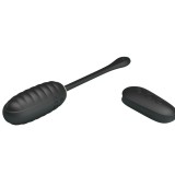 Doreen Luxury wiederaufladbares Vibrierendes Ei Schwarz mit Fernbedienung von Pretty Love Smart | Fesselliebe.de