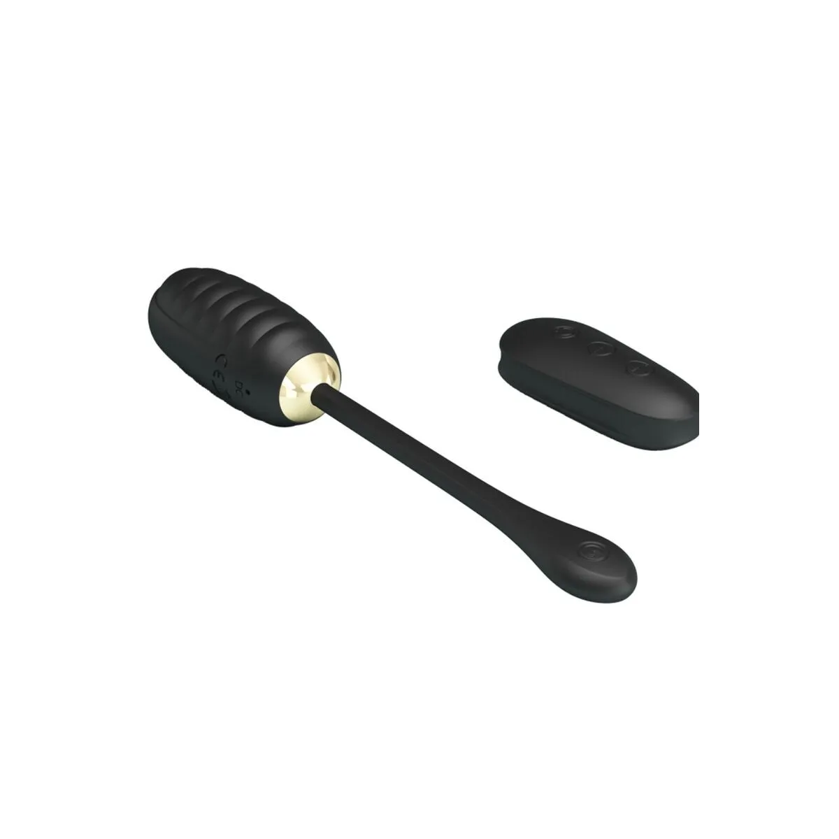 Doreen Luxury wiederaufladbares Vibrierendes Ei Schwarz mit Fernbedienung von Pretty Love Smart | Fesselliebe.de