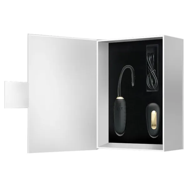 Doreen Luxury wiederaufladbares Vibrierendes Ei Schwarz mit Fernbedienung von Pretty Love Smart | Fesselliebe.de