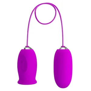 Daisy Dual Egg wiederaufladbarer Vibrator Lila von Pretty Love Flirtation | Fesselliebe.de
