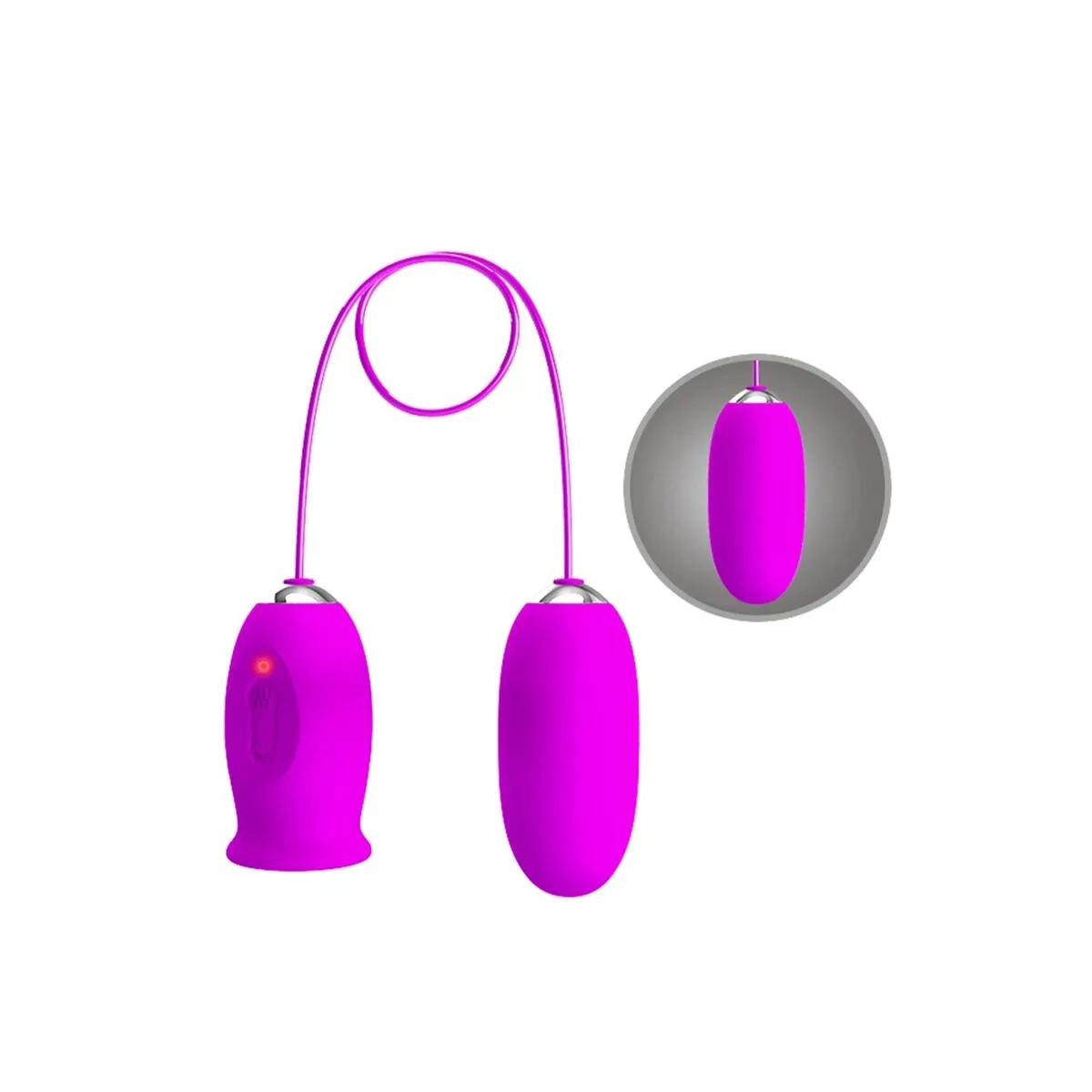 Daisy Dual Egg wiederaufladbarer Vibrator Lila von Pretty Love Flirtation | Fesselliebe.de