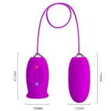 Daisy Dual Egg wiederaufladbarer Vibrator Lila von Pretty Love Flirtation | Fesselliebe.de