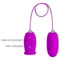 Daisy Dual Egg wiederaufladbarer Vibrator Lila von Pretty Love Flirtation
