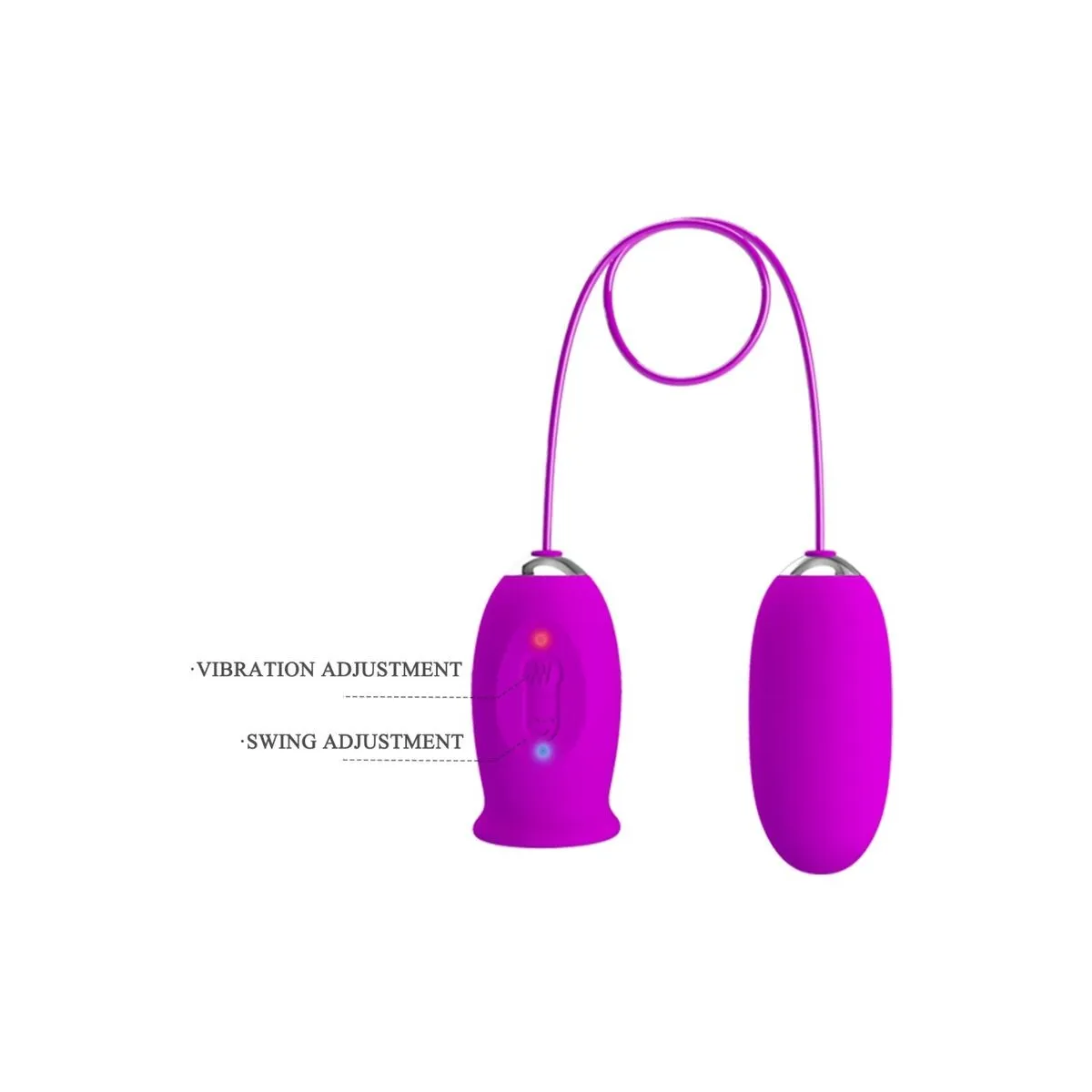 Daisy Dual Egg wiederaufladbarer Vibrator Lila von Pretty Love Flirtation | Fesselliebe.de