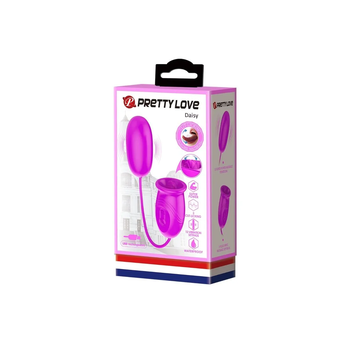 Daisy Dual Egg wiederaufladbarer Vibrator Lila von Pretty Love Flirtation | Fesselliebe.de