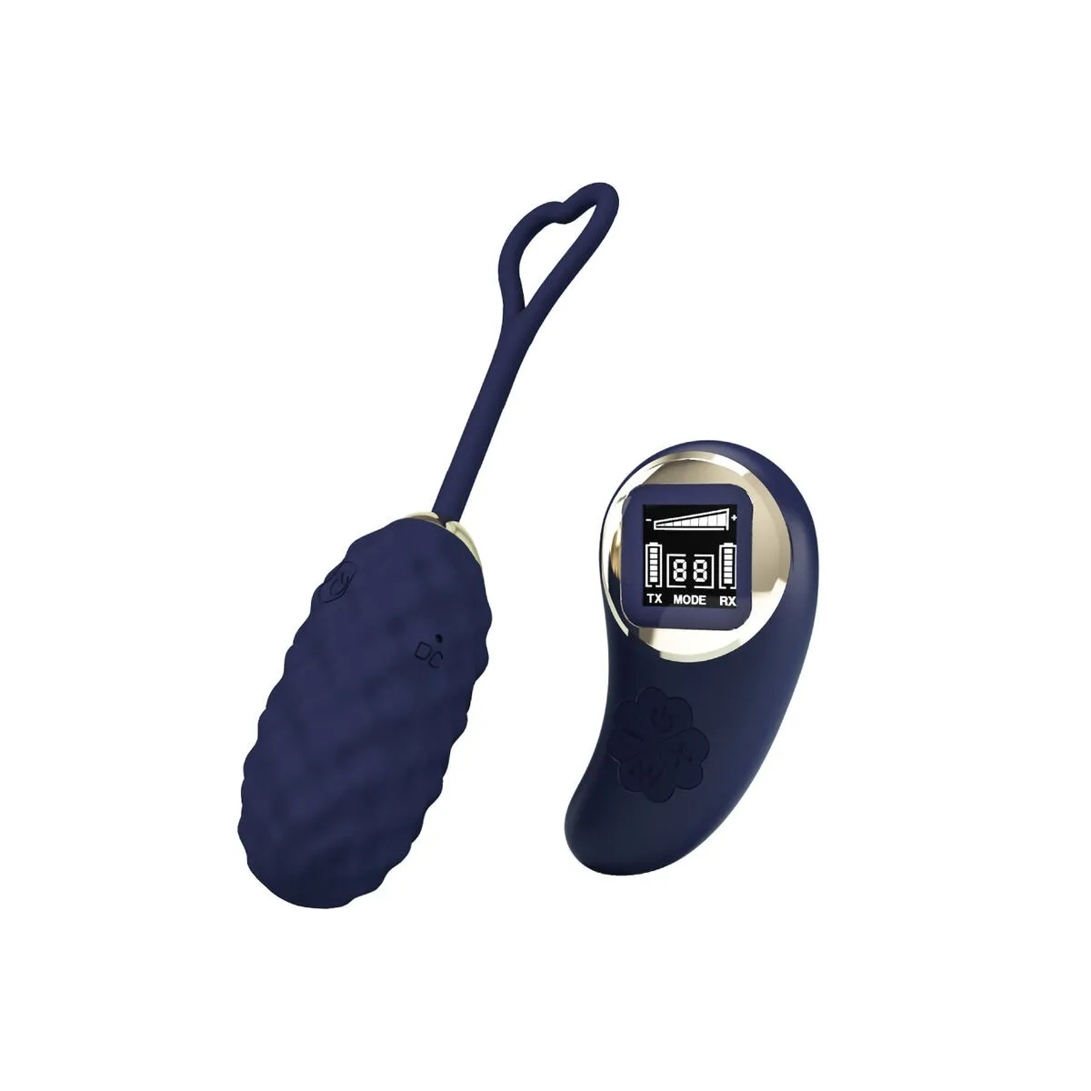 Vivian Blue Vibrations-Ei mit Fernbedienung von Pretty Love Led | Fesselliebe.de