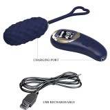 Vivian Blue Vibrations-Ei mit Fernbedienung von Pretty Love Led | Fesselliebe.de