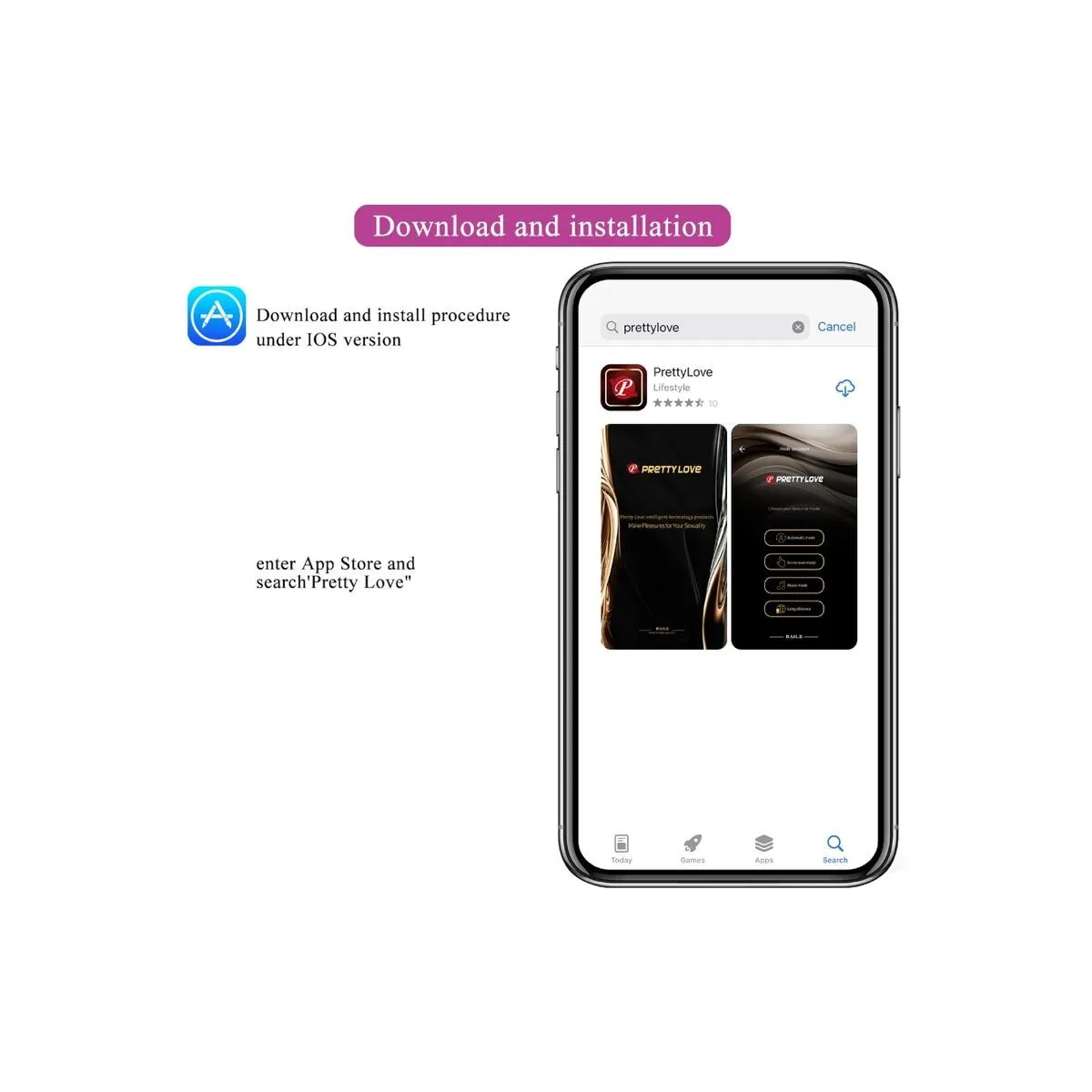 Vibrierendes Ei der Nymphe, App-Gesteuert, Lila von Pretty Love Bottom | Fesselliebe.de
