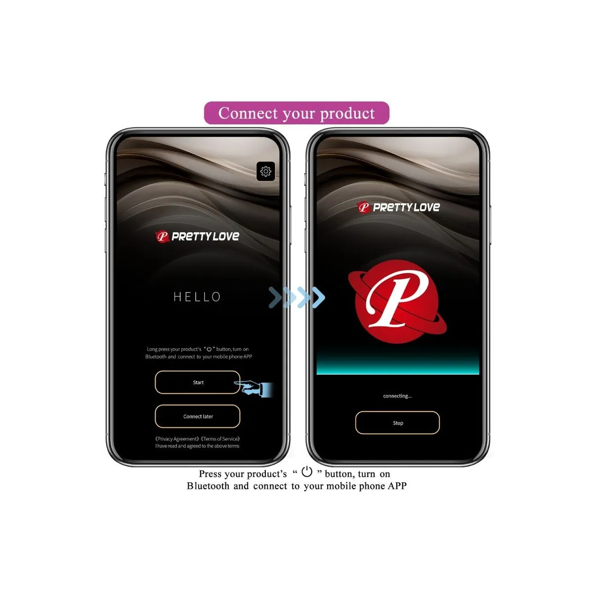 Vibrierendes Ei der Nymphe, App-Gesteuert, Lila von Pretty Love Bottom | Fesselliebe.de