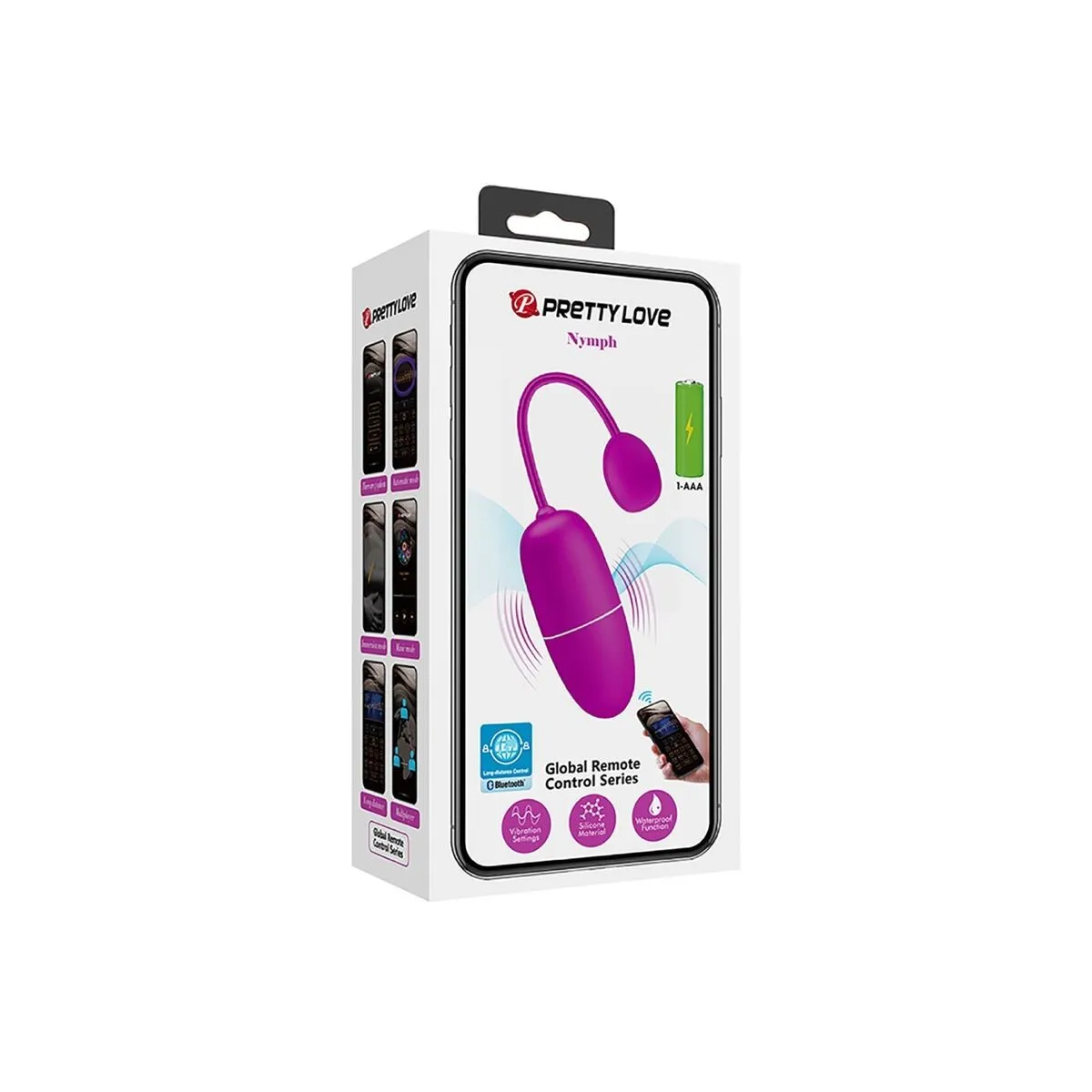 Vibrierendes Ei der Nymphe, App-Gesteuert, Lila von Pretty Love Bottom | Fesselliebe.de