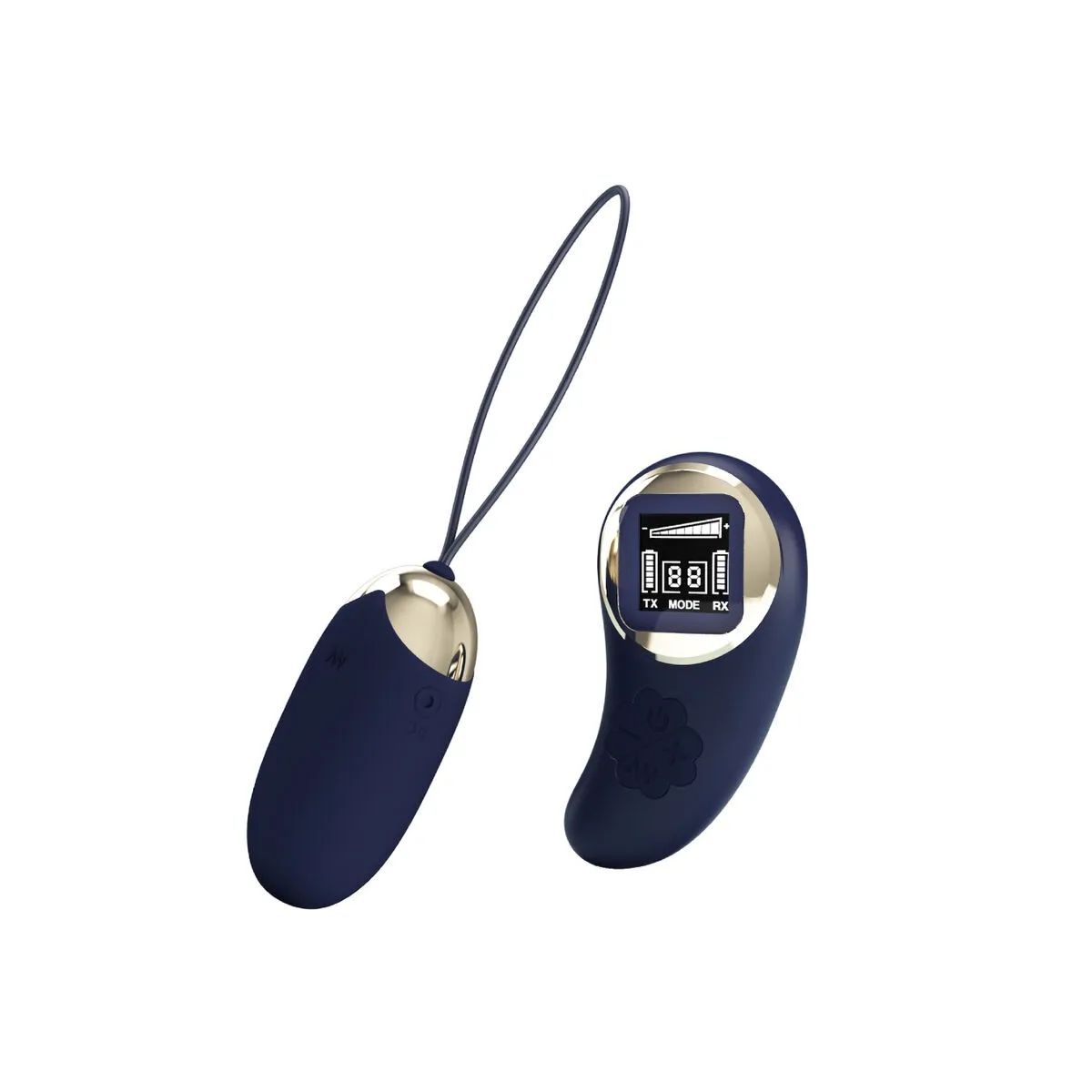 Mina Vibrierendes Ei mit Fernbedienung Blau von Pretty Love Led | Fesselliebe.de