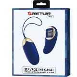 Mina Vibrierendes Ei mit Fernbedienung Blau von Pretty Love Led | Fesselliebe.de