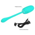 Julius Wasserdichtes, wiederaufladbares Vibrierei Aqua Green von Pretty Love Smart