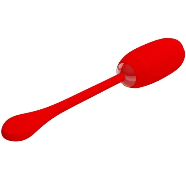 Kirk wiederaufladbares Vibrationsei Rot von Pretty Love Smart | Fesselliebe.de