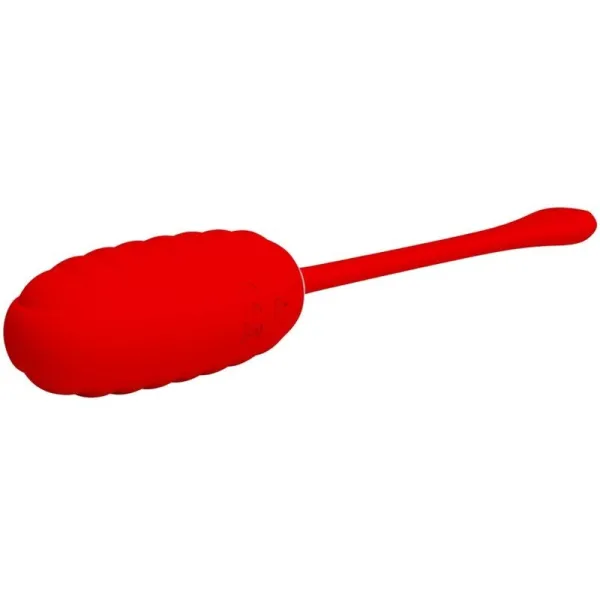 Kirk wiederaufladbares Vibrationsei Rot von Pretty Love Smart | Fesselliebe.de