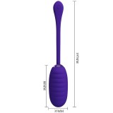 Kirk wiederaufladbares Vibrationsei Lila von Pretty Love Smart | Fesselliebe.de